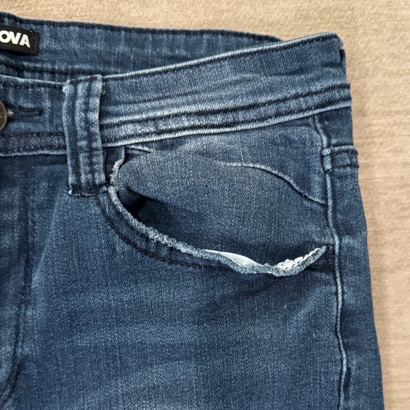 Fashion Nova Dark Blue Denim Jeans - Picture 6 of 9